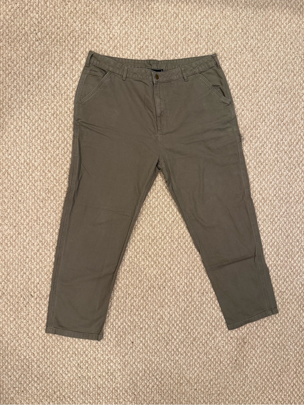 Lost Olive Green Men's Chino Pants